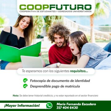 Información crédito universitario Coopfuturo