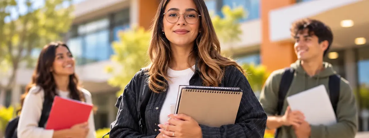 Estudiante de la Tecnológica del Oriente con sus documentos listos para homologar